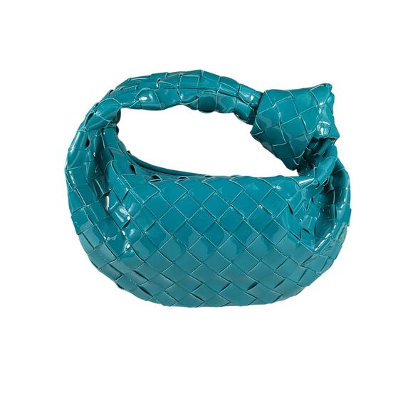 Bottega Veneta Mini 'Jodie' Blue Leather Bag - Picture 4 of 11